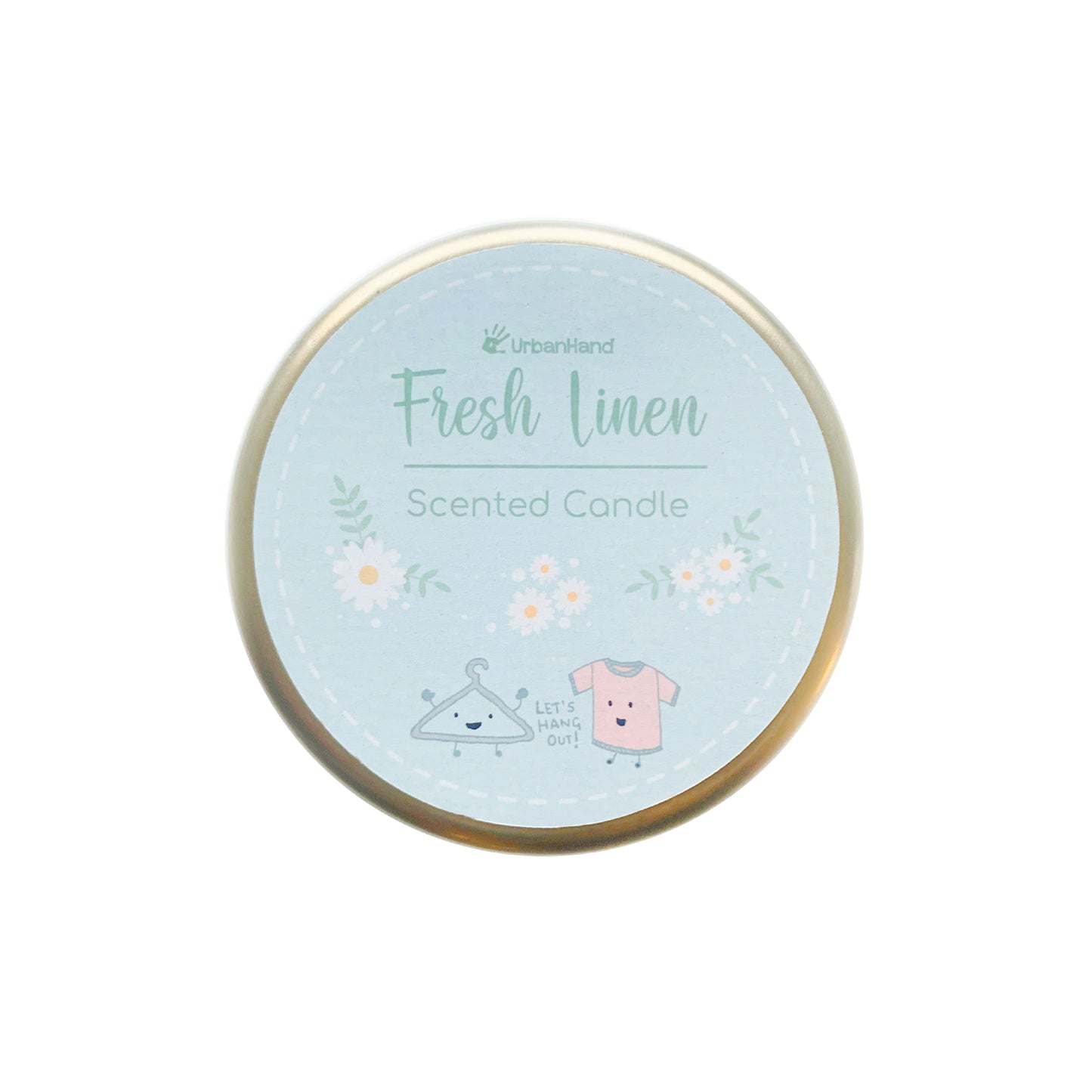 Urbanhand urban hand Fresh Linen Scented Candle season fragrance round shape gifting fresh atmosphere