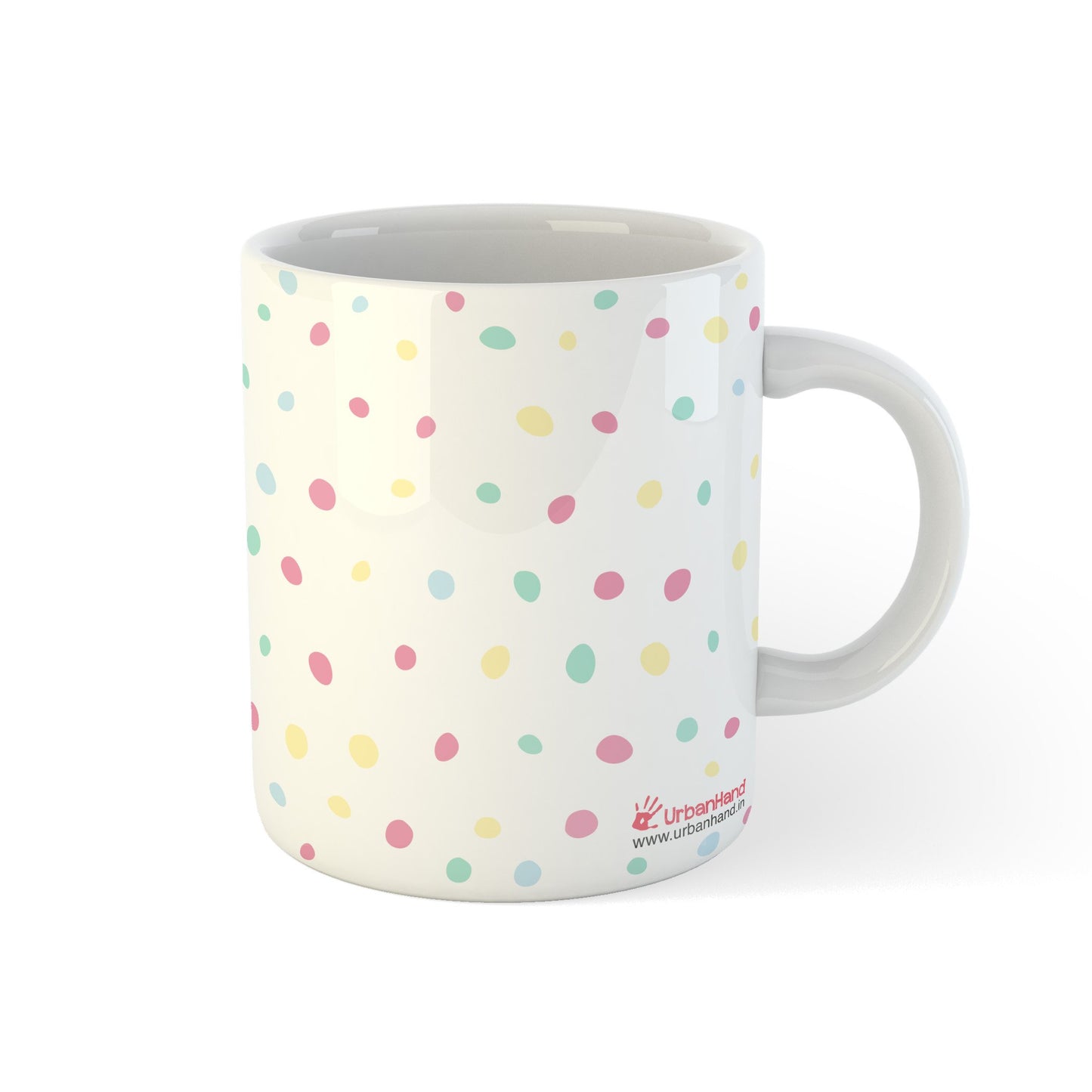 Urbanhand urban hand peronalised coffee dipping mug cafe love gift