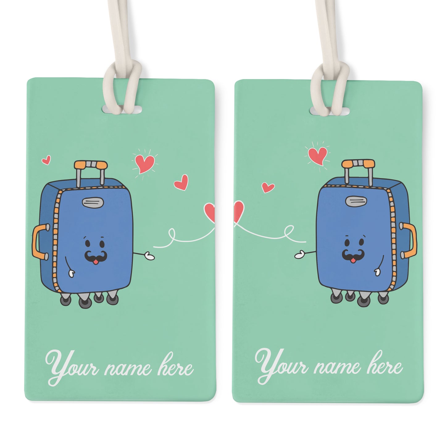 Urbanhand urban hand Couples His_Hers Bag tag luggage Personalised Cute quirky travel accessories
