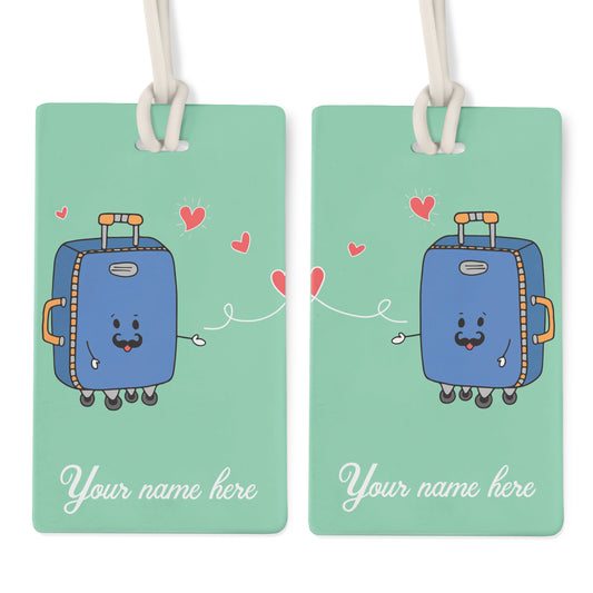 Urbanhand urban hand Couples His_Hers  Bag tag luggage Personalised Cute quirky travel accessories