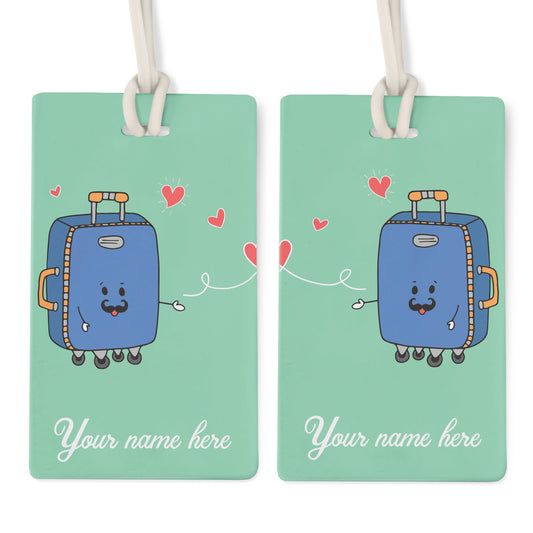 Urbanhand urban hand Couples His_Hers Bag tag luggage Personalised Cute quirky travel accessories