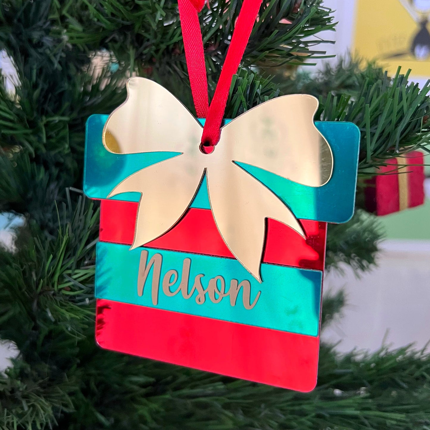 Personalised Gift Christmas Ornaments - Set of 2