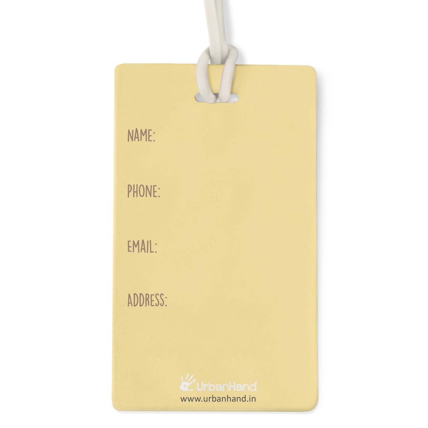Urbanhand urban hand Mine Bag tag luggage Personalised Cute quirky travel accessories