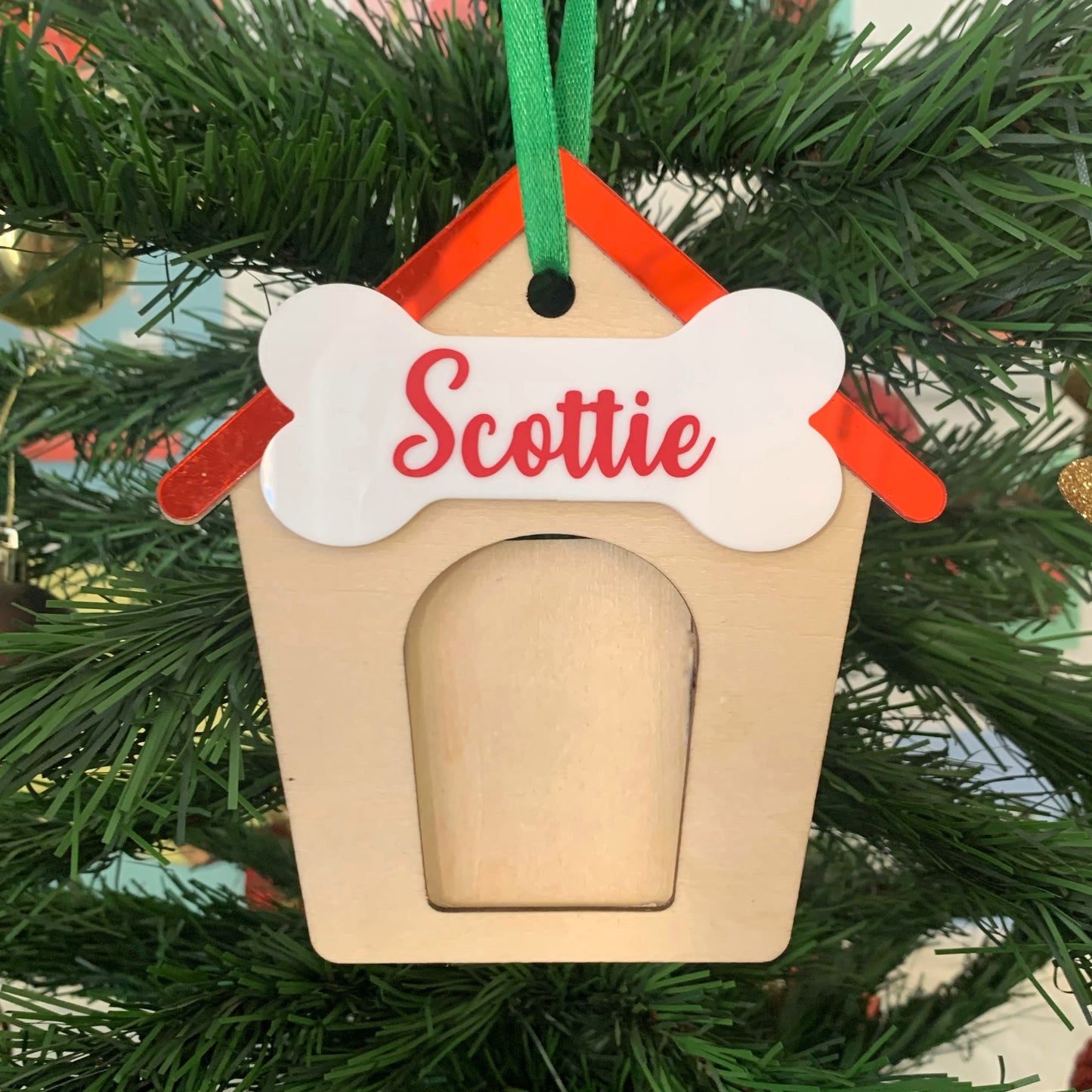 Photo Frame Christmas Ornament - Kennel