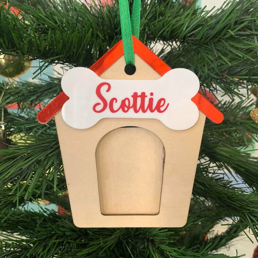 Photo Frame Christmas Ornament - Kennel