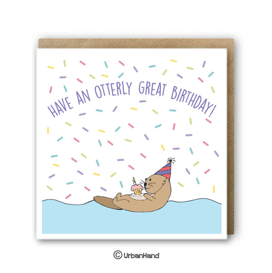 Urbanhand urban hand greeting card happy birthday best wishes cake candle party