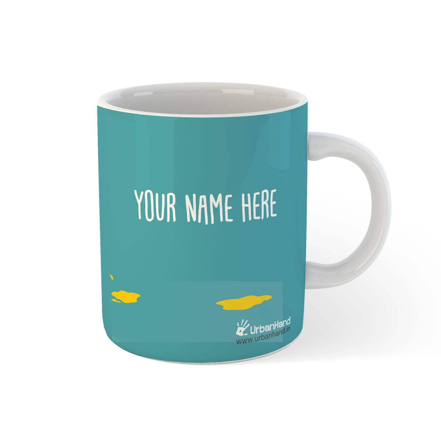 Urbanhand urban hand personalised peenut mug nuts snack and coffee