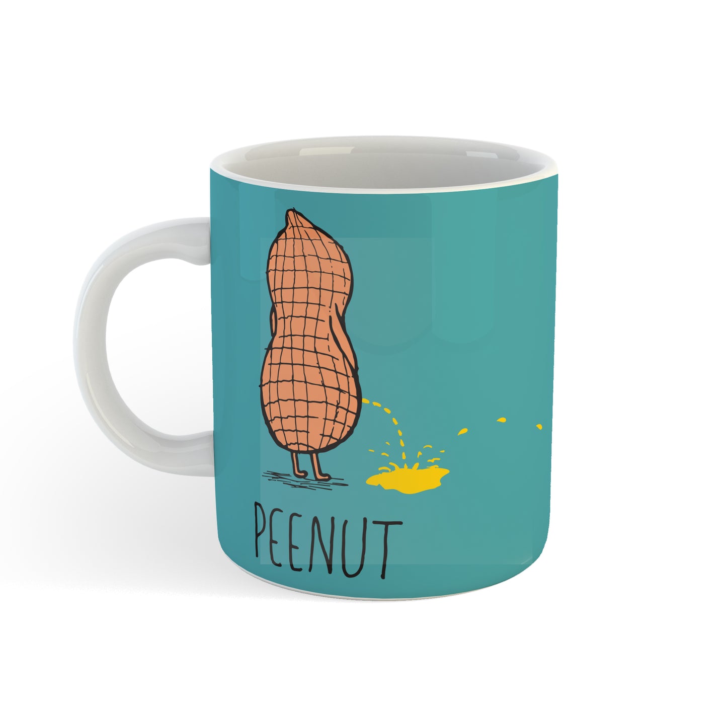 Urbanhand urban hand personalised peenut mug nuts snack and coffee