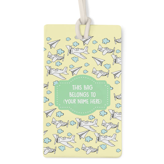 Urbanhand urban hand Airplane Bag tag luggage Personalised Cute quirky travel accessories