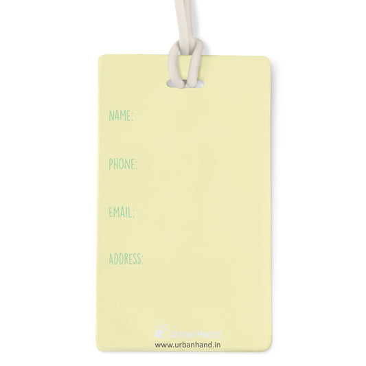 Urbanhand urban hand Airplane Bag tag luggage Personalised Cute quirky travel accessories