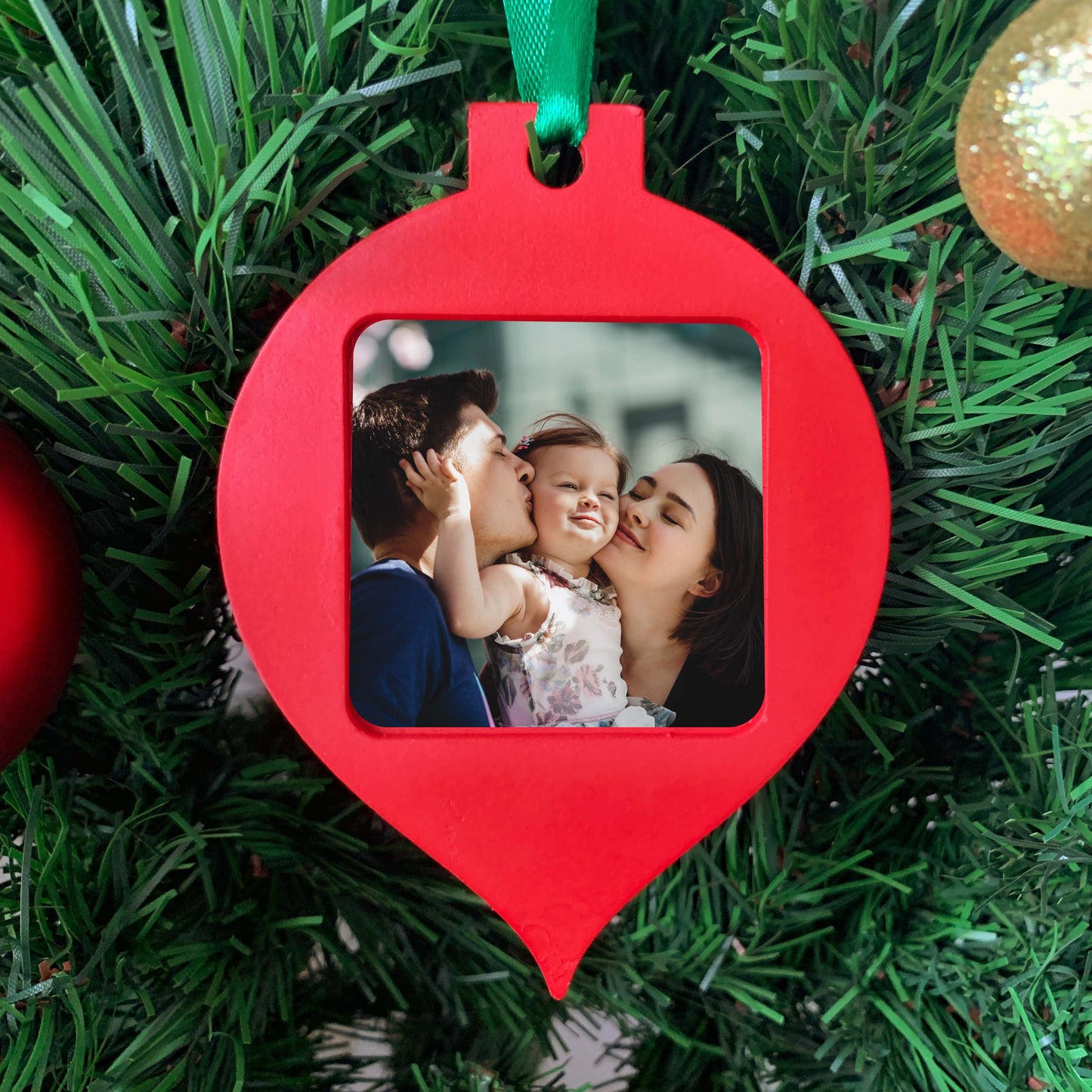 Photo Frame Christmas Ornament - Bauble