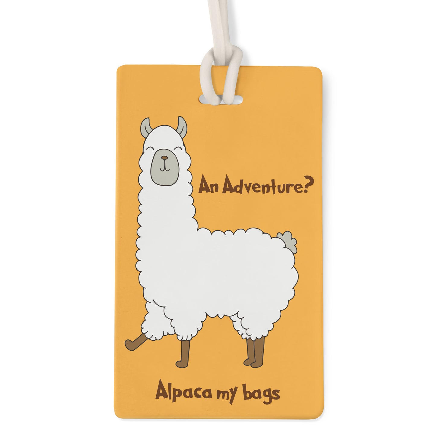 Urbanhand urban hand Alpaca Bag tag luggage Personalised Cute quirky travel accessories adventure 
