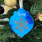 Personalised Snowflake Christmas Ornament - Reversible