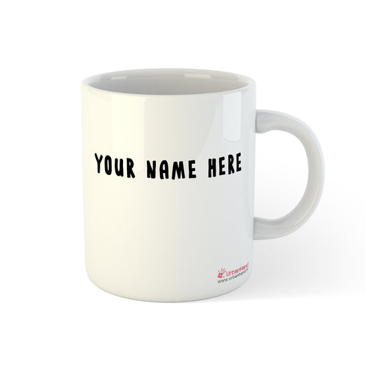 Urbanhand urban hand personalised I need coffee mug need cafe gift friend