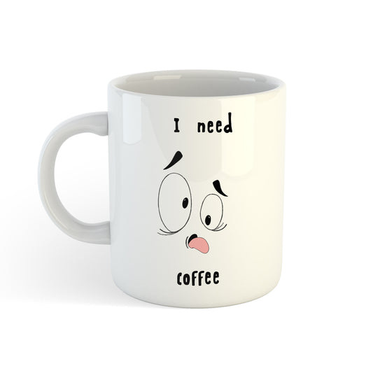 Urbanhand urban hand personalised I need coffee mug need cafe gift friend 