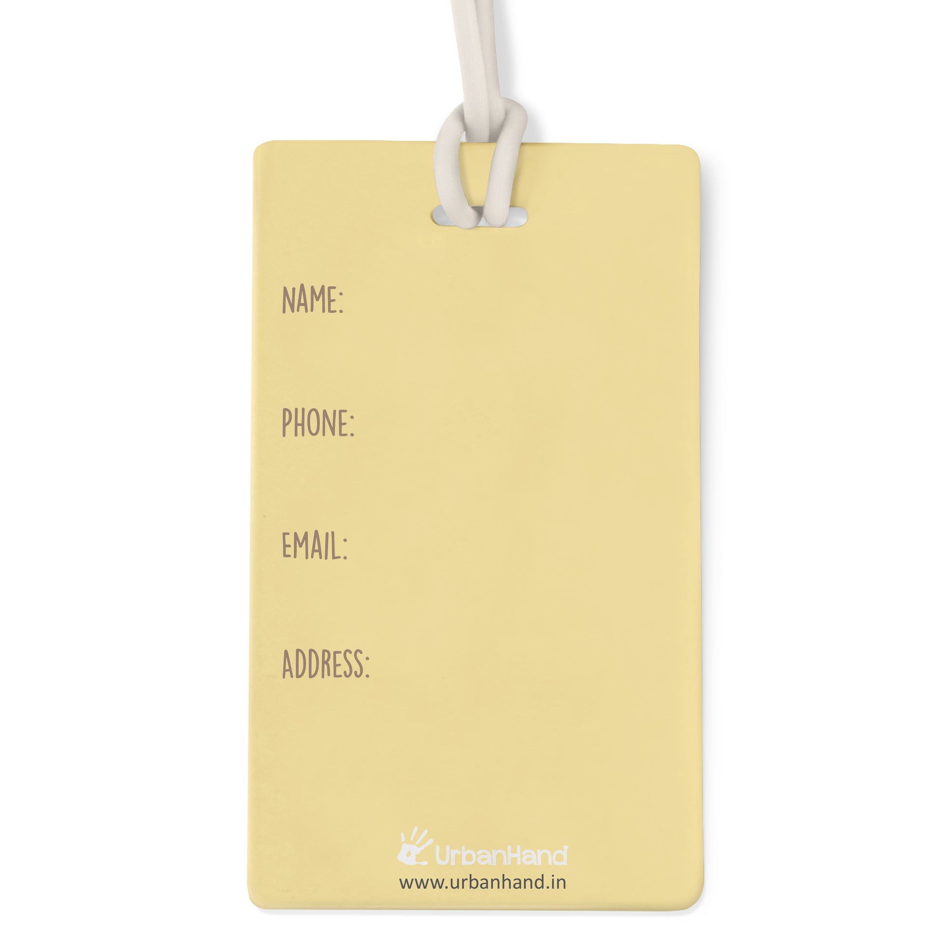 Urbanhand urban hand Mine Bag tag luggage Personalised Cute quirky travel accessories