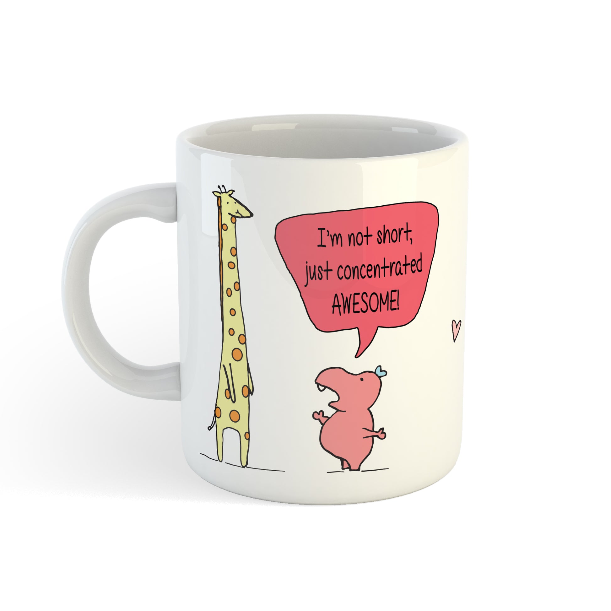 Urbanhand urban hand personalised Not Short mug animal lover character awesome coffee