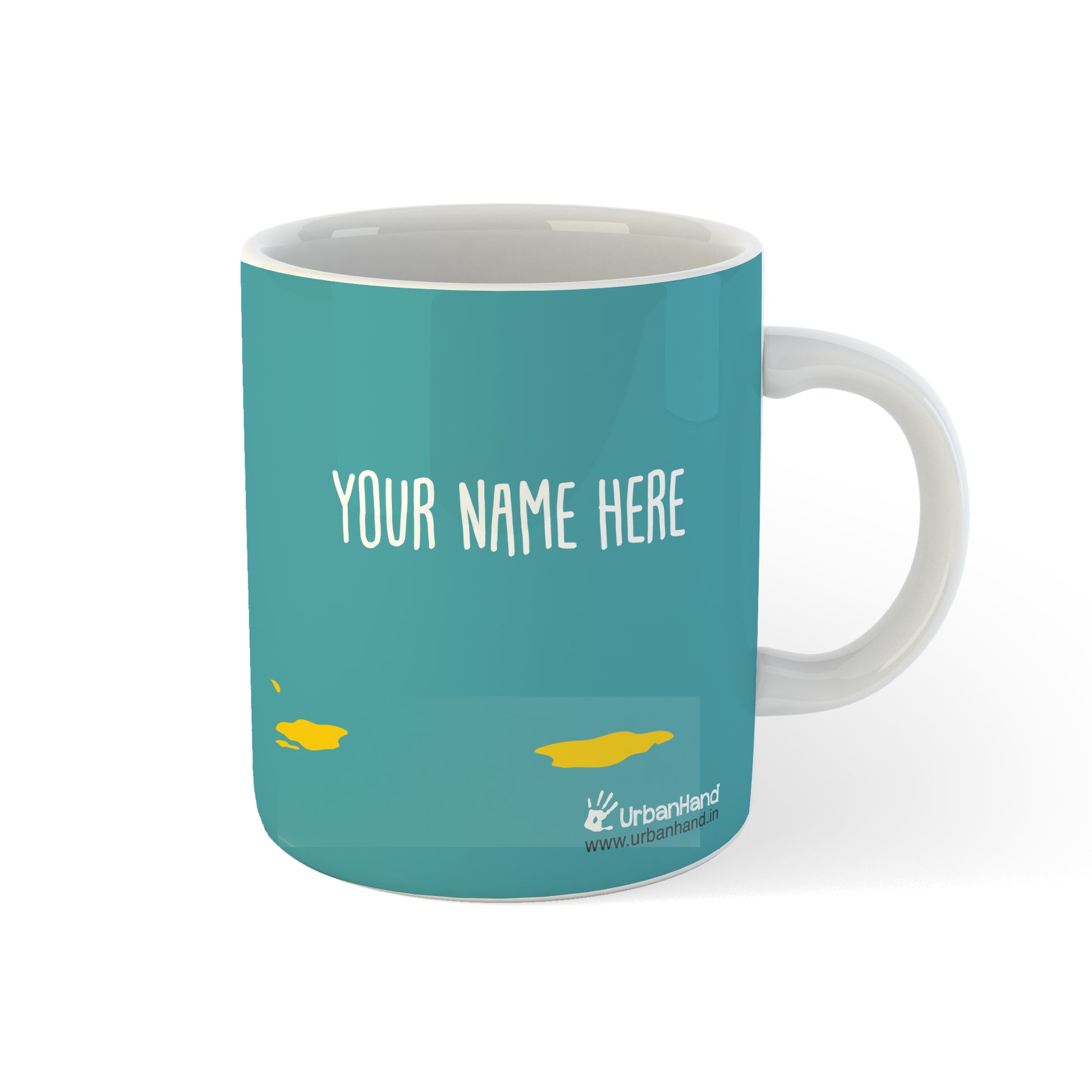 Urbanhand urban hand personalised peenut mug nuts snack and coffee