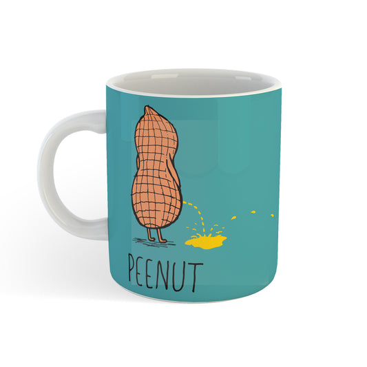 Urbanhand urban hand personalised peenut mug nuts snack and coffee 
