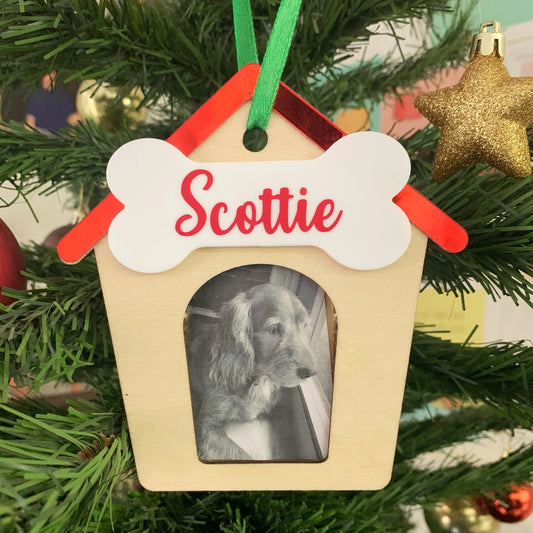 Photo Frame Christmas Ornament - Kennel