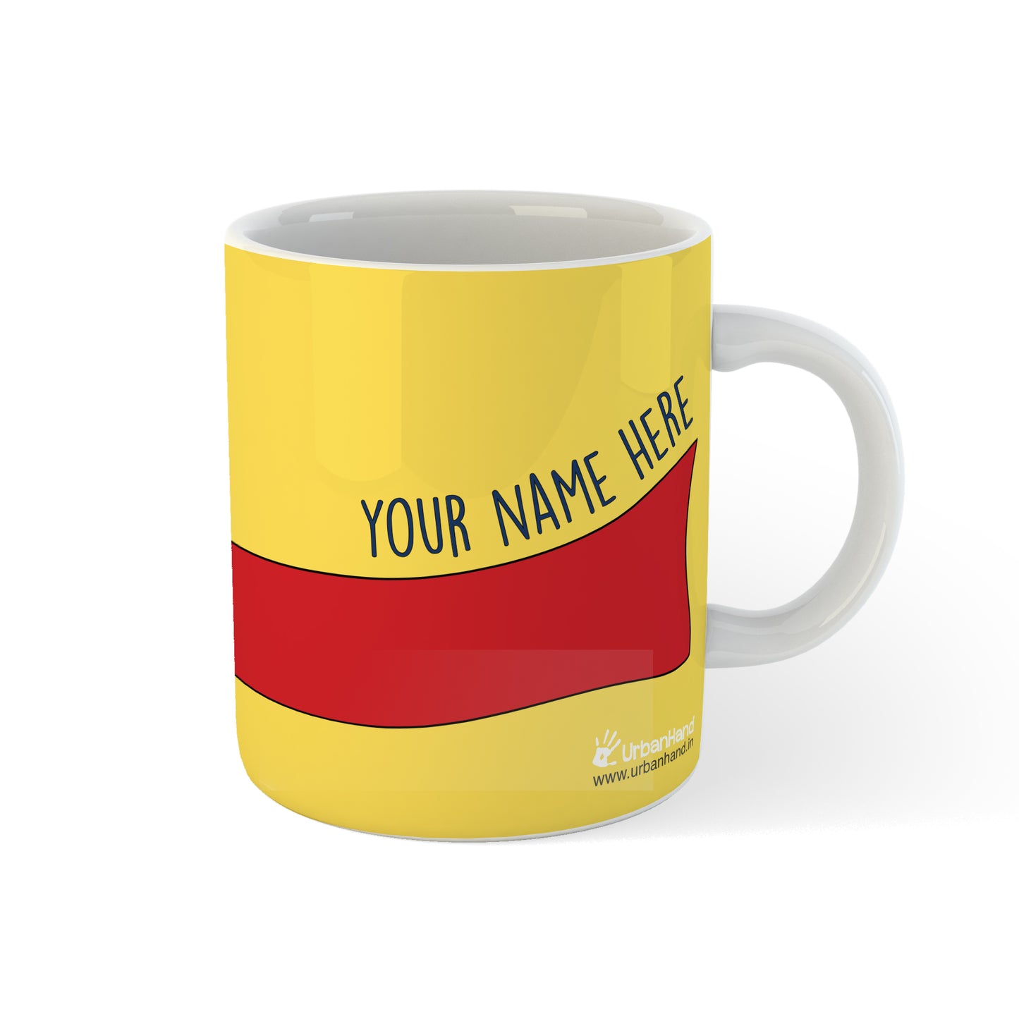 Urbanhand urban hand personalised superglue sumperman character stylish coffee mug