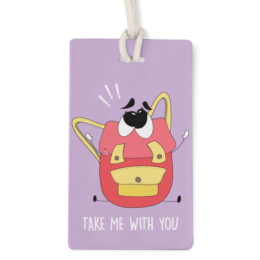 Urbanhand urban hand take me with you Bag tag luggage Personalised Cute quirky travel accessories