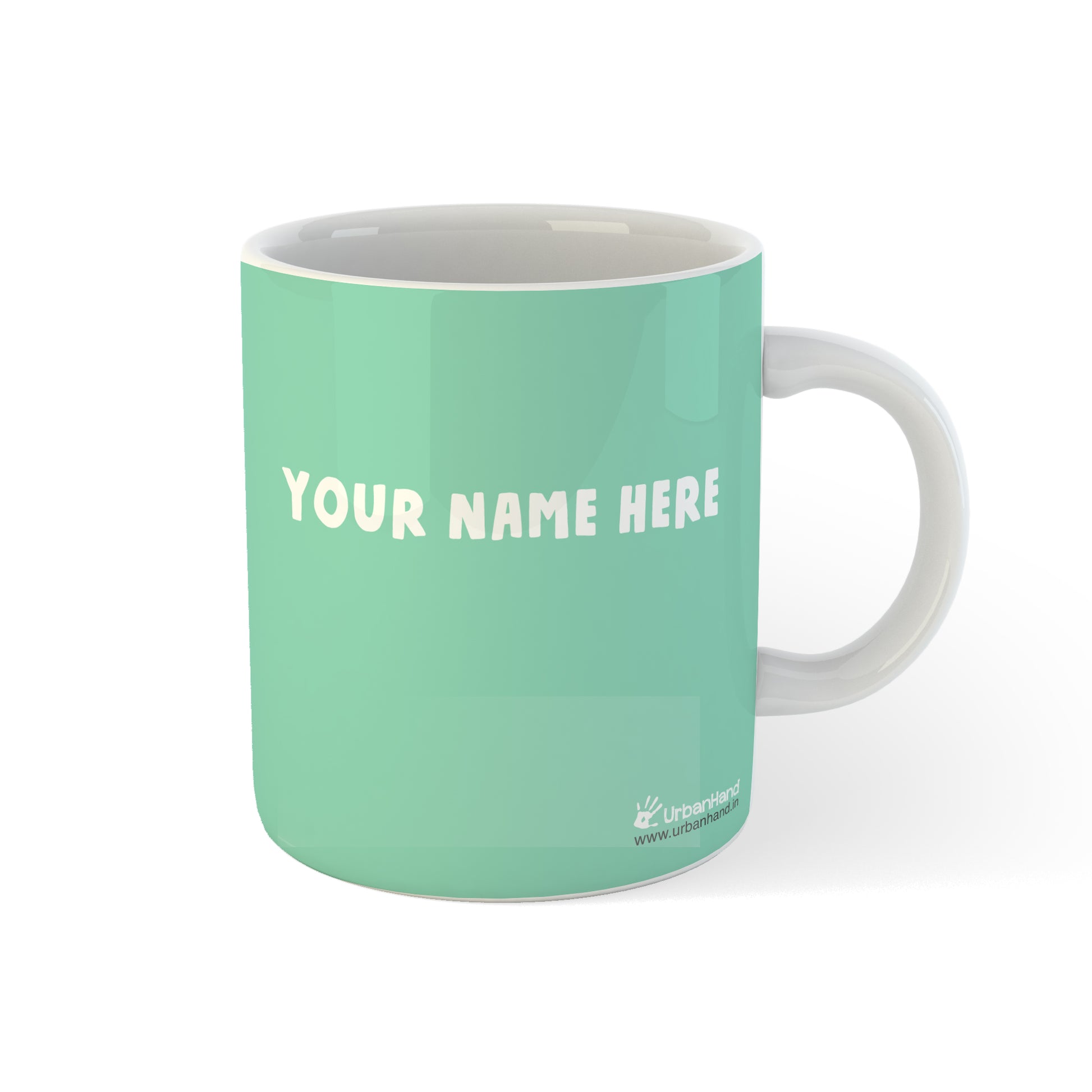 Urbanhand urban hand personalised wakey wakey eggs & bakey mug breakfast coffee foodie