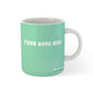 Urbanhand urban hand personalised wakey wakey eggs & bakey mug breakfast coffee foodie