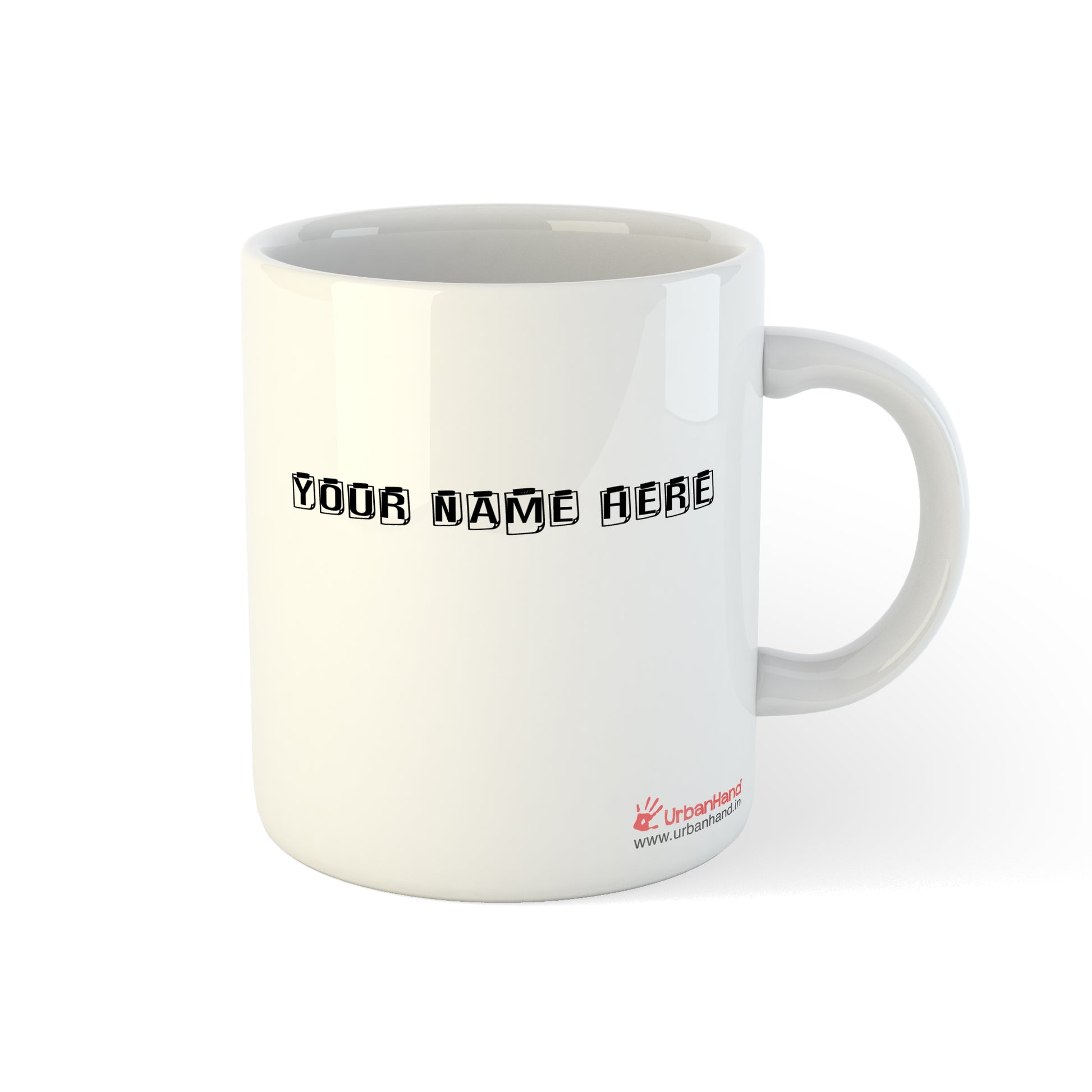 Urbanhand urban hand personalised zero fox given mug angry mood coffee