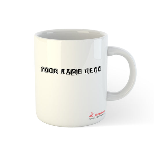 Urbanhand urban hand personalised zero fox given mug angry mood coffee